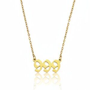 Angel Number 999 Release Stainless Steel Necklace